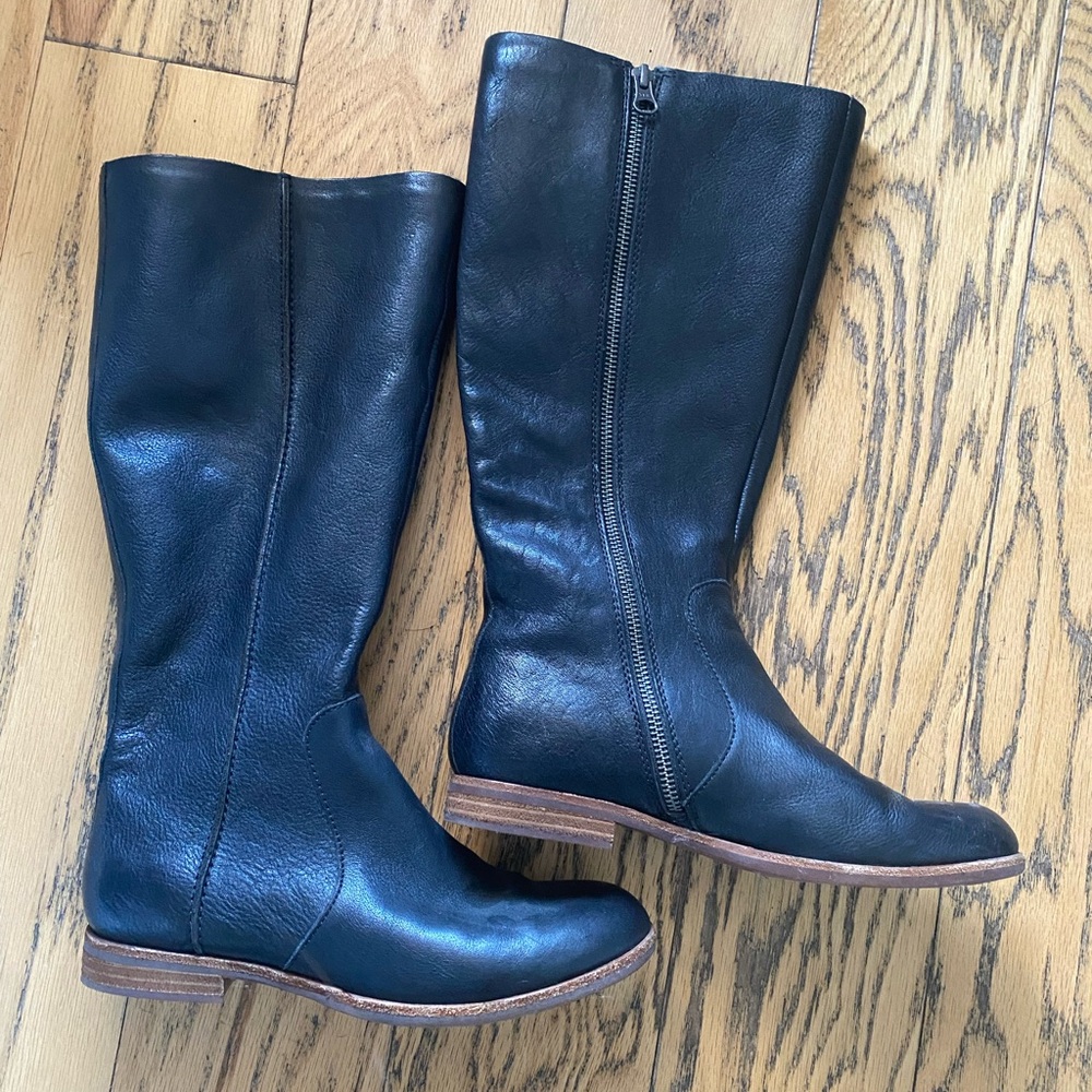 Women’s black Kork Ease boots - Picture 3 of 8